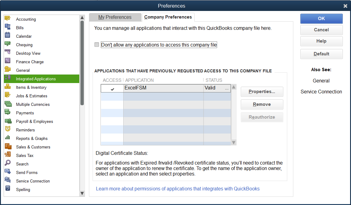 CompanyPreferences