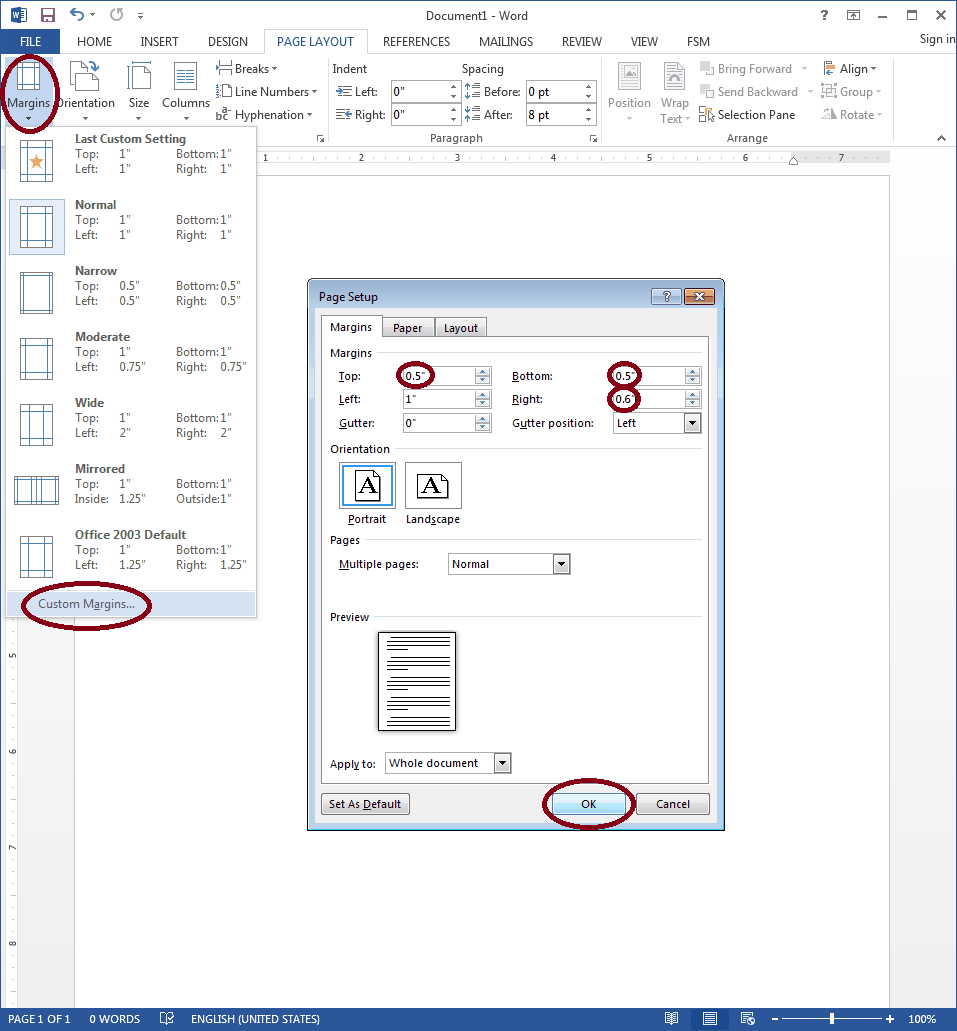 setting-up-margins